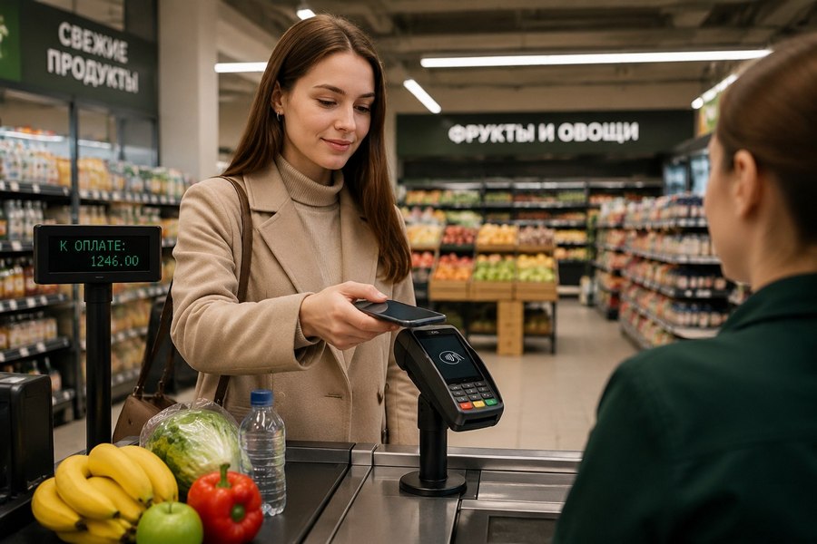 Супермаркеты лидируют по числу покупок через СБП