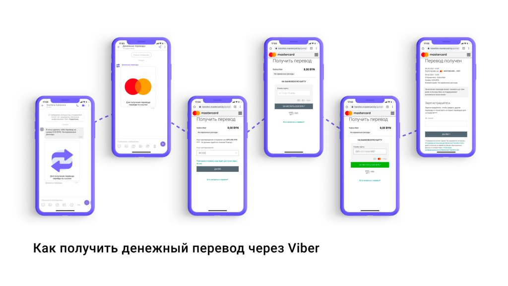 Mastercard запускает в Беларуси сервис мгновенных денежных переводов через Viber - рис.2 Mastercard запускает в Беларуси сервис мгновенных денежных переводов через Viber - рис.2